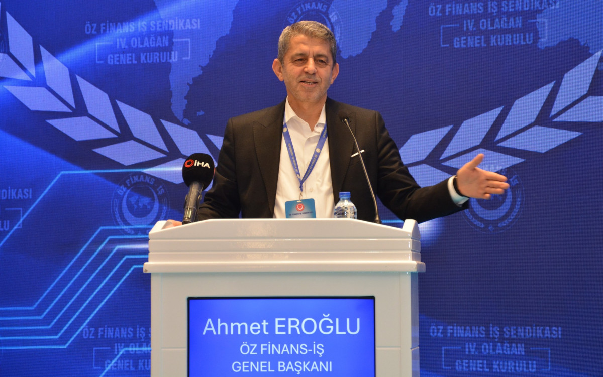 Osmaniyeli Hemşehrimiz Ahmet Eroğlu, Öz Finans-İş'te Devam Dedi